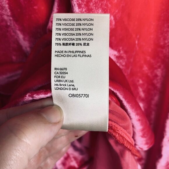 Pilcro Mara Crushed Velvet Relaxed Button Up Shirt Womens Size 4 NWT $128 - Picture 15 of 16